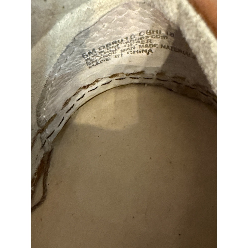Born Women Tamara Distressed Leather Sneakers Size 6 Comfort Shoes Neutral Zip - Picture 4 of 10